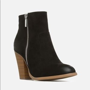 ✨ Black Suede Ankle Boots/Booties